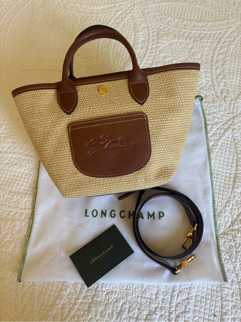 Longchamp extra small Le Pliage Panier top handle bag - Picture 3 of 12